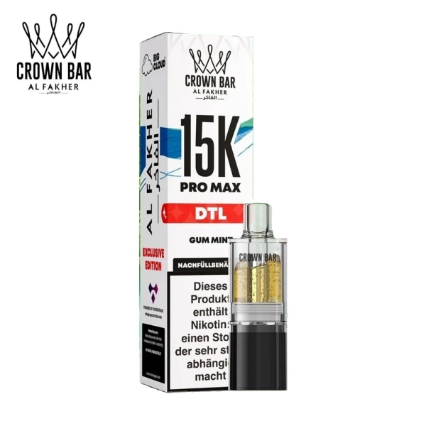 Al Fakher 15K Pro Max - Gum Mint - Pods 6mg DTL